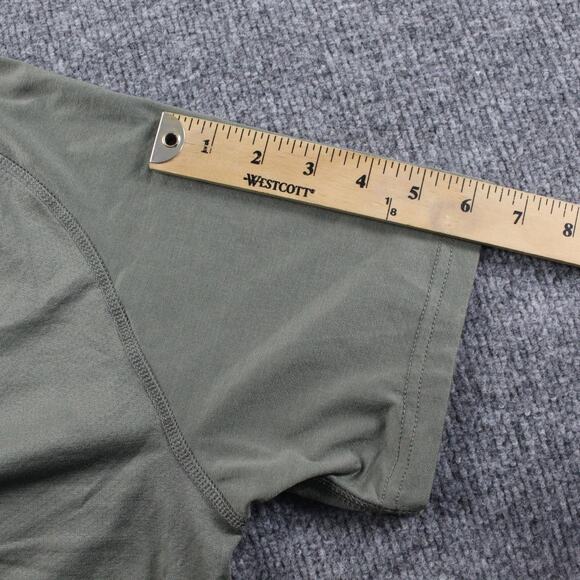 ASRV Shirt Mens Medium Green Technical Sportswear Athletic Workout Activewear - Picture 8 of 9